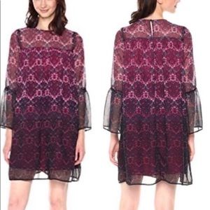 PRICE DROP! Vintage chiffon floral print dress